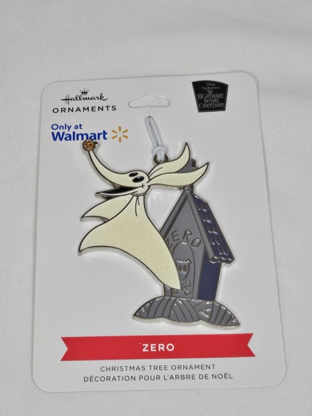 New Hallmark Zero Dog Nightmare Before Christmas Metal Christmas Tree Ornament